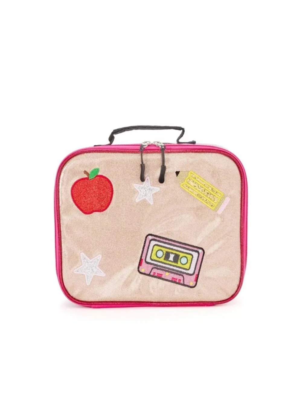 NEW Locker Club Kids' 16L Kids Backpack with Lunch Box Headphone - Pink